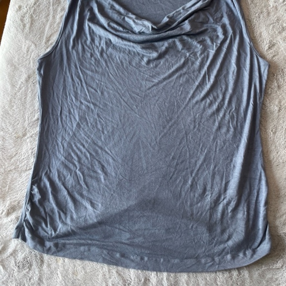 Kettlewell Betty cowl Elegant Sleeveless Gray Top size XL